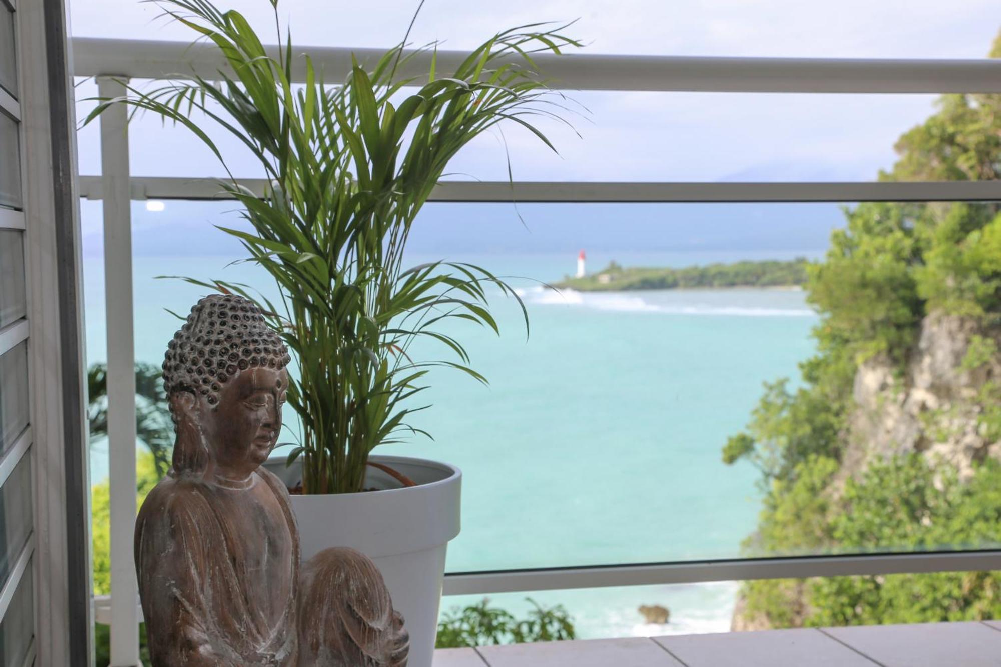 La Vue Du Phare - Appartement Neuf Avec Vue Imprenable Et Acces Crique Le Gosier  Luaran gambar